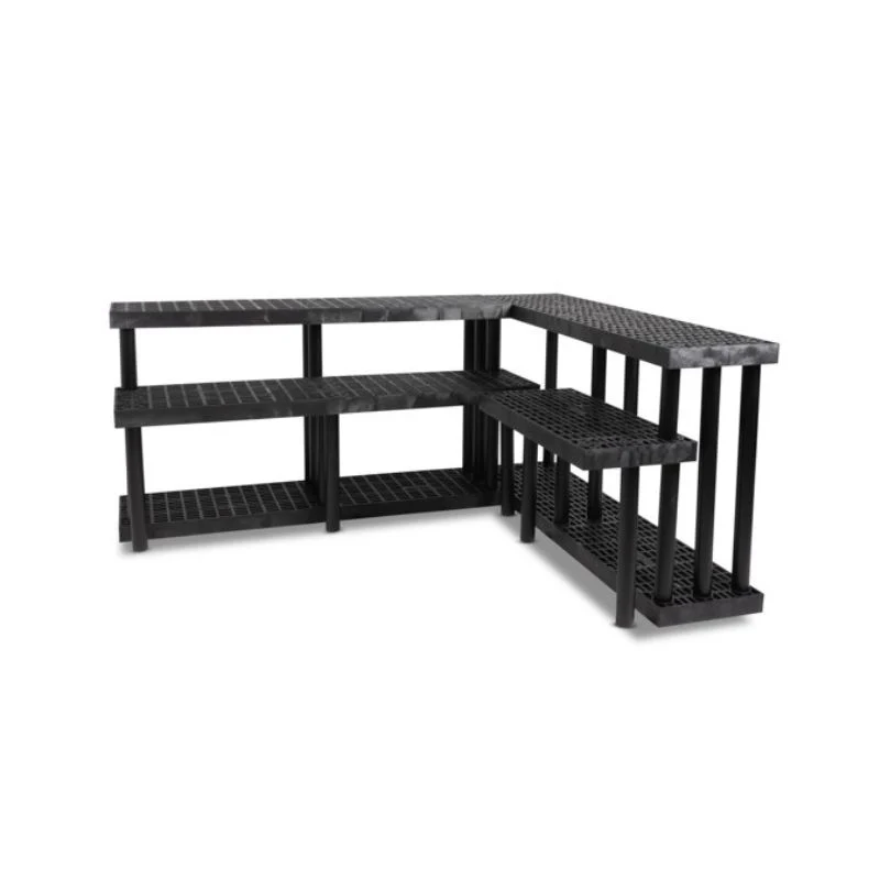 Benchmaster™ 2 Shelf Corner Display
