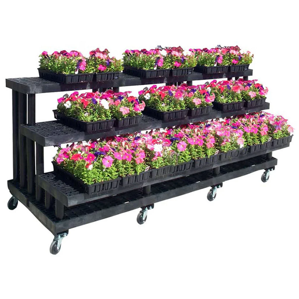 Benchmaster™ 3 Shelf Wall Cart - Image 4