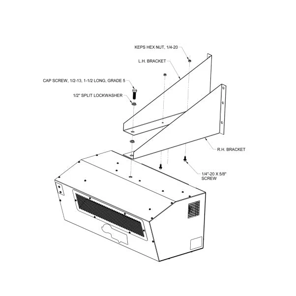 Modine Amp Dawg™ Wall Mounting Bracket - Image 2