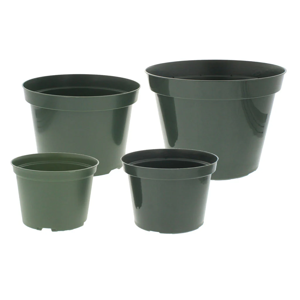 Azalea Green Round Pots - Image 2