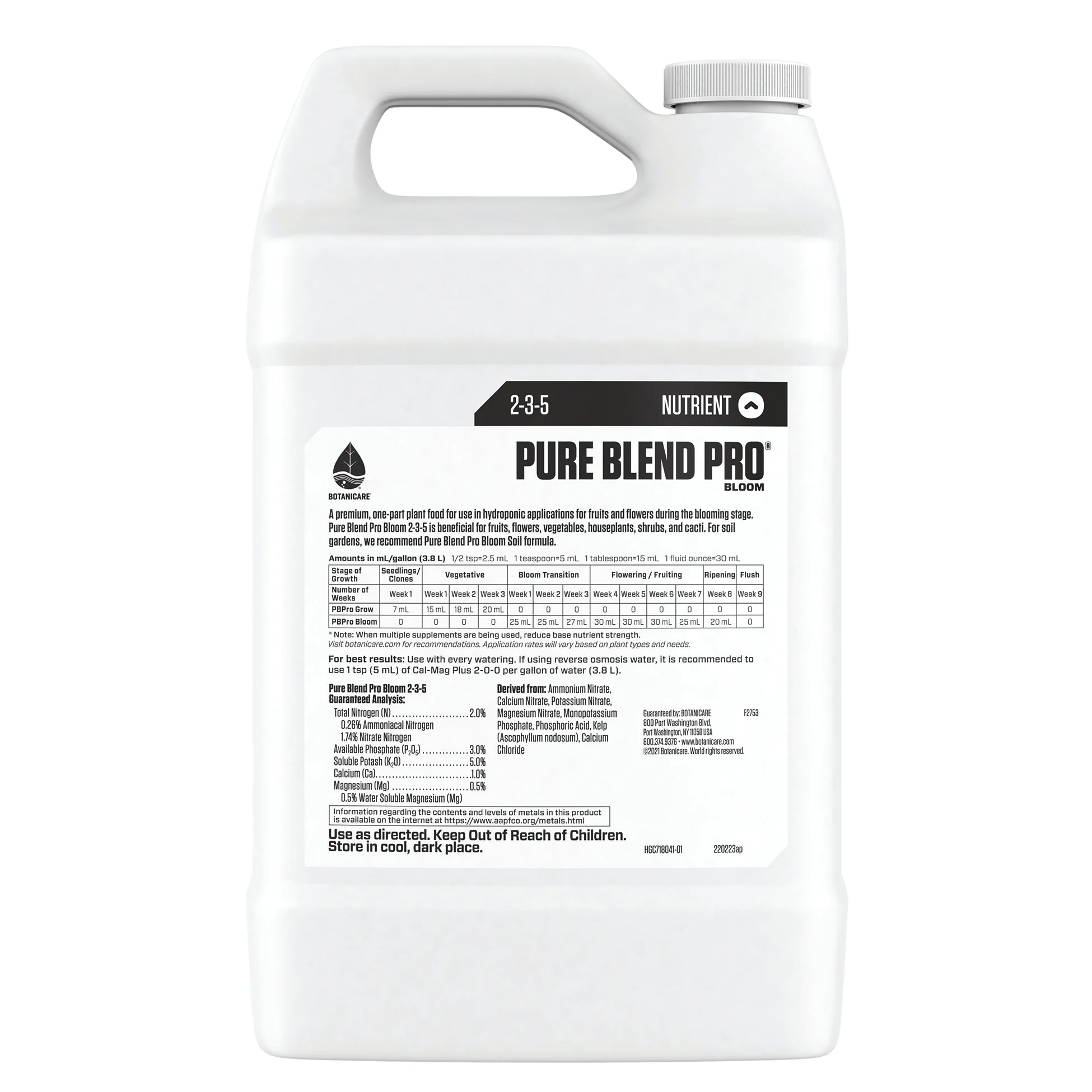 Botanicare® Pure Blend® Pro Bloom Formula 2-3-5 - Image 5