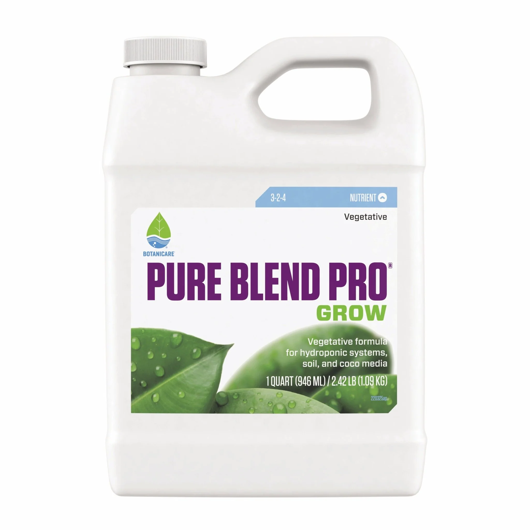Botanicare® Pure Blend® Pro Grow Formula 3-2-4