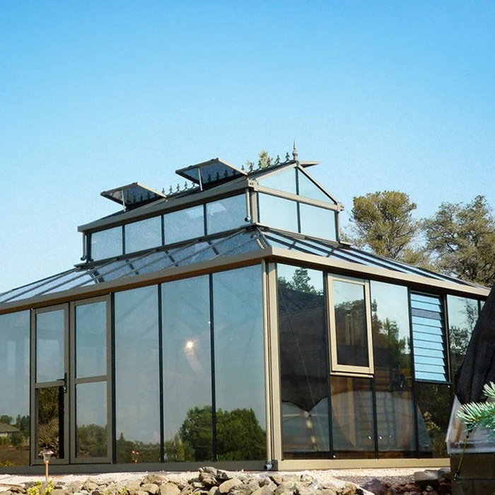 Cathedral Victorian Greenhouse 15 x 20 ft. with 4mm Tempered Glass Panels and Aluminum Frame - Image 5