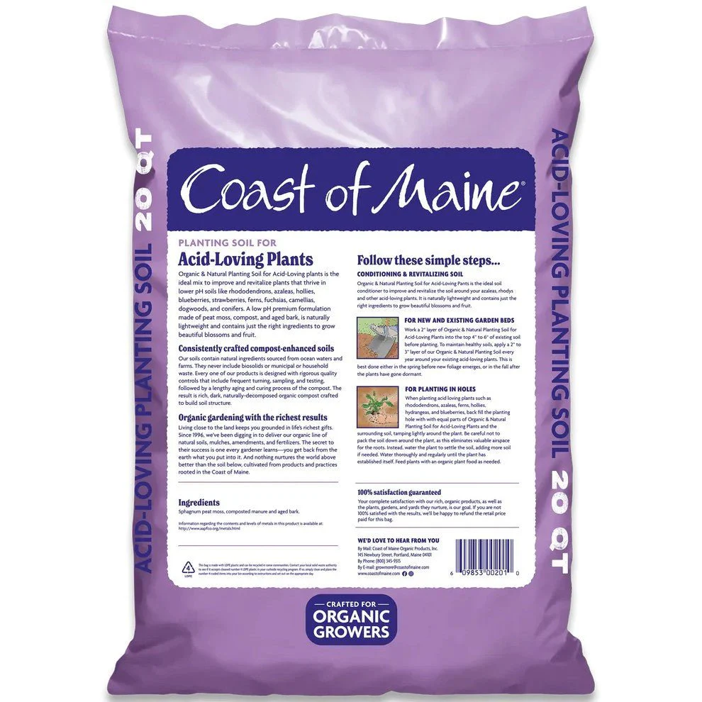 Coast of Maine® 20 qt. Bag Acid Loving Planting Soil - Image 2