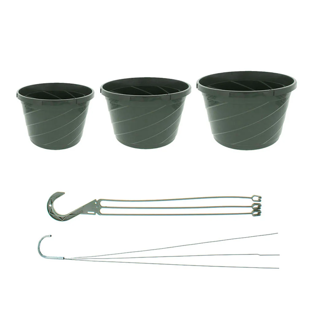 Euro Green Hanging Baskets - Image 2