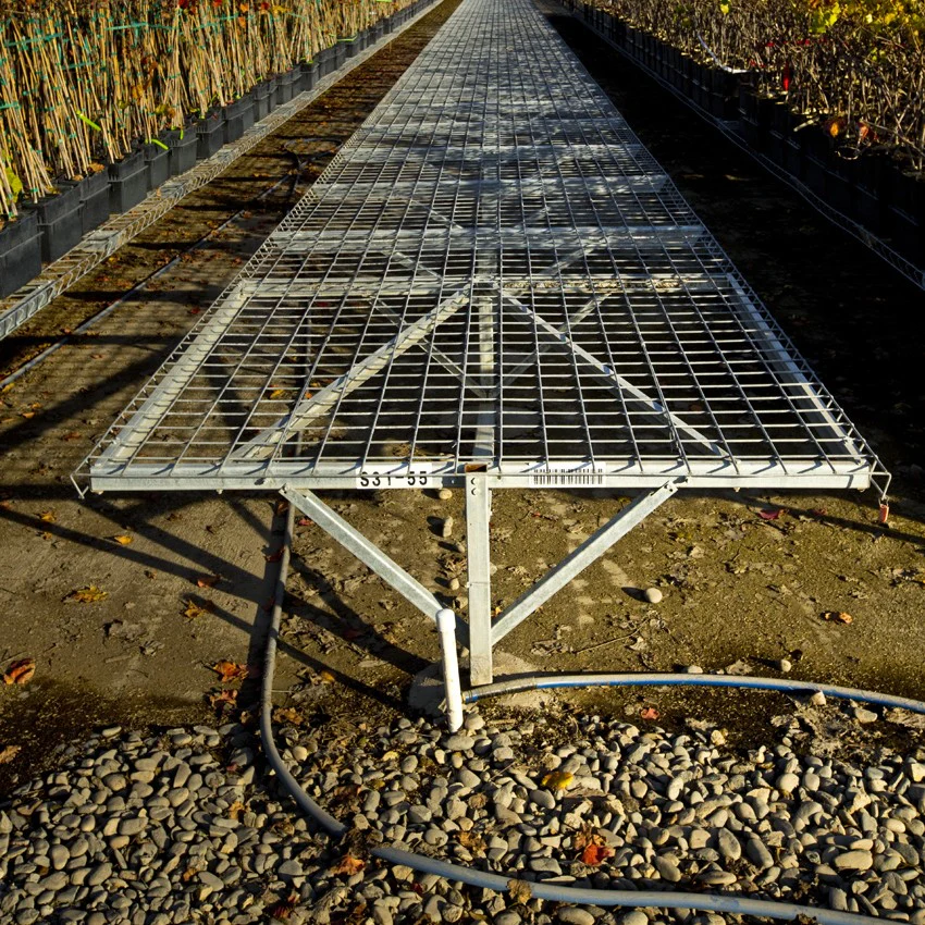 Fixed Steel Greenhouse Bench - Image 3