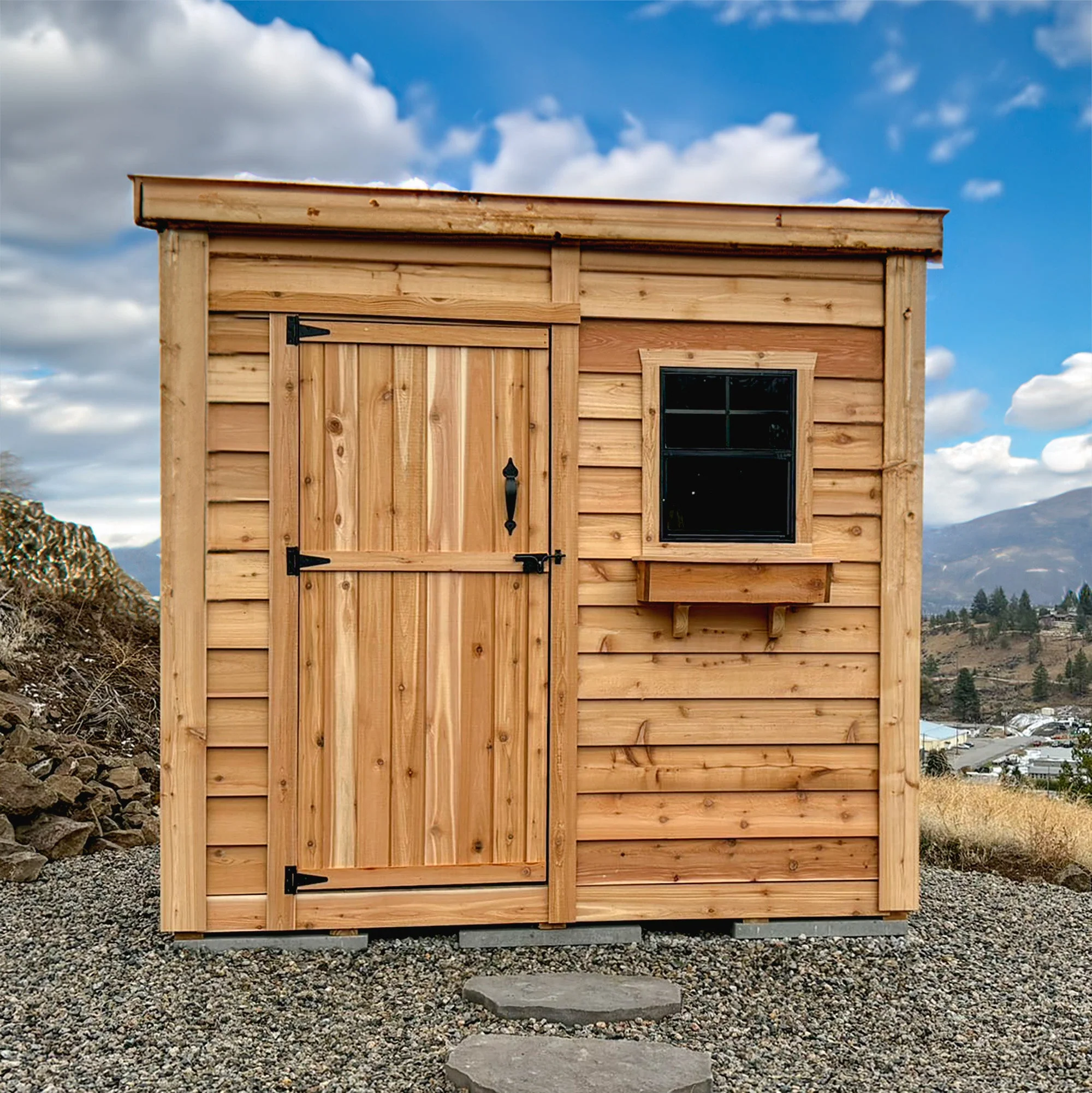 GardenSaver Lean-to Shed 8x4, Single Door - Image 2