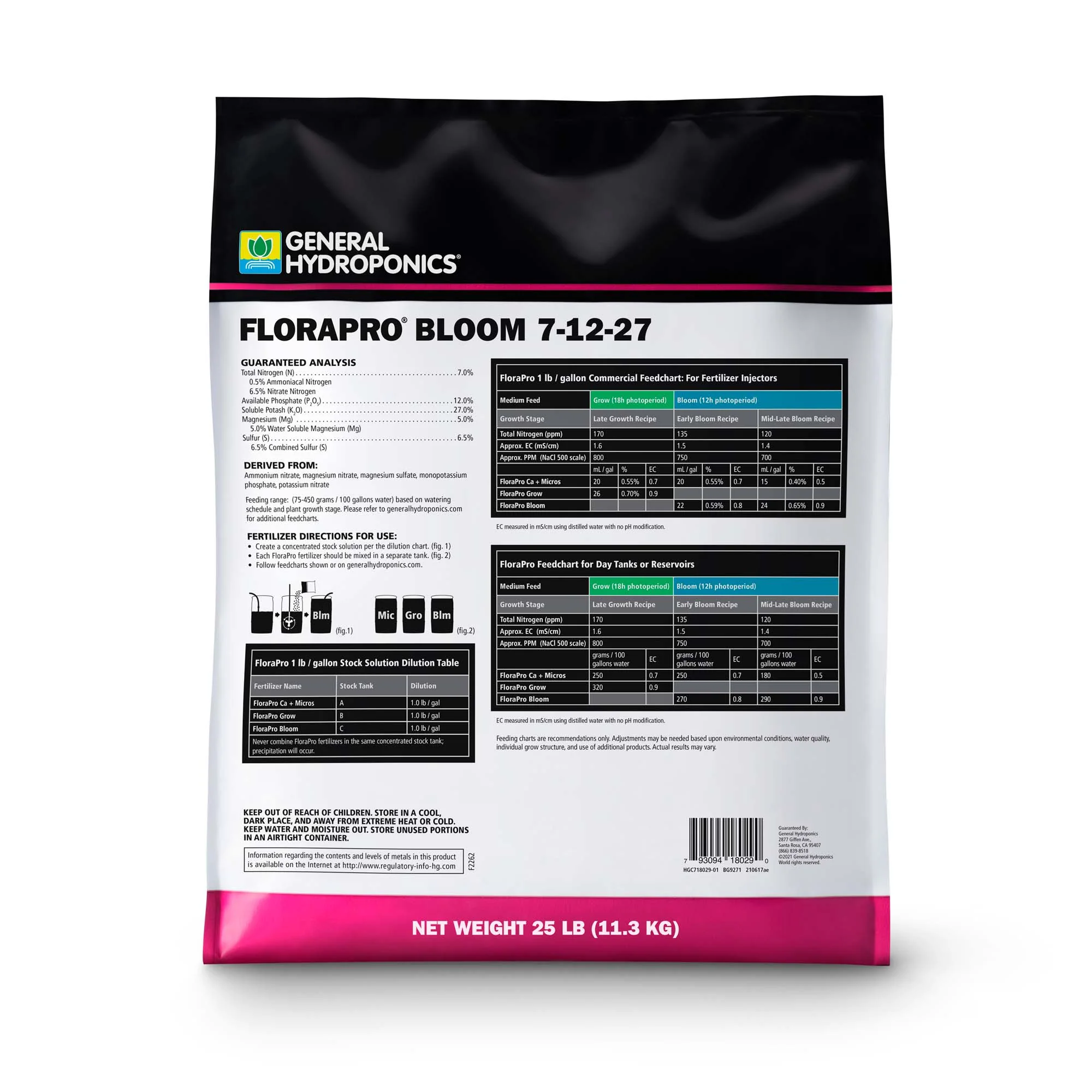 General Hydroponics® FloraPro™ Bloom 7-12-27 - Image 3