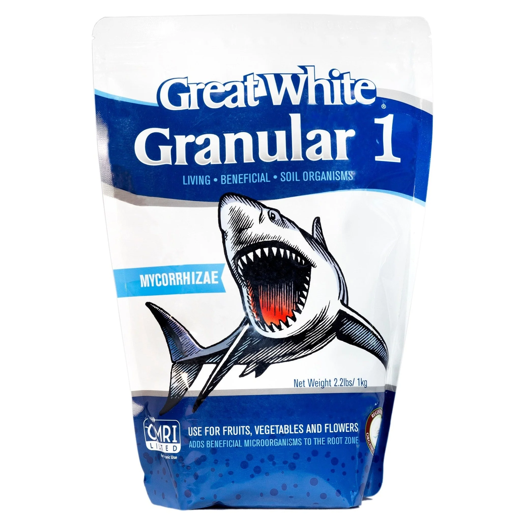 Great White® Granular 1® Single-Species Organic Mycorrhizal