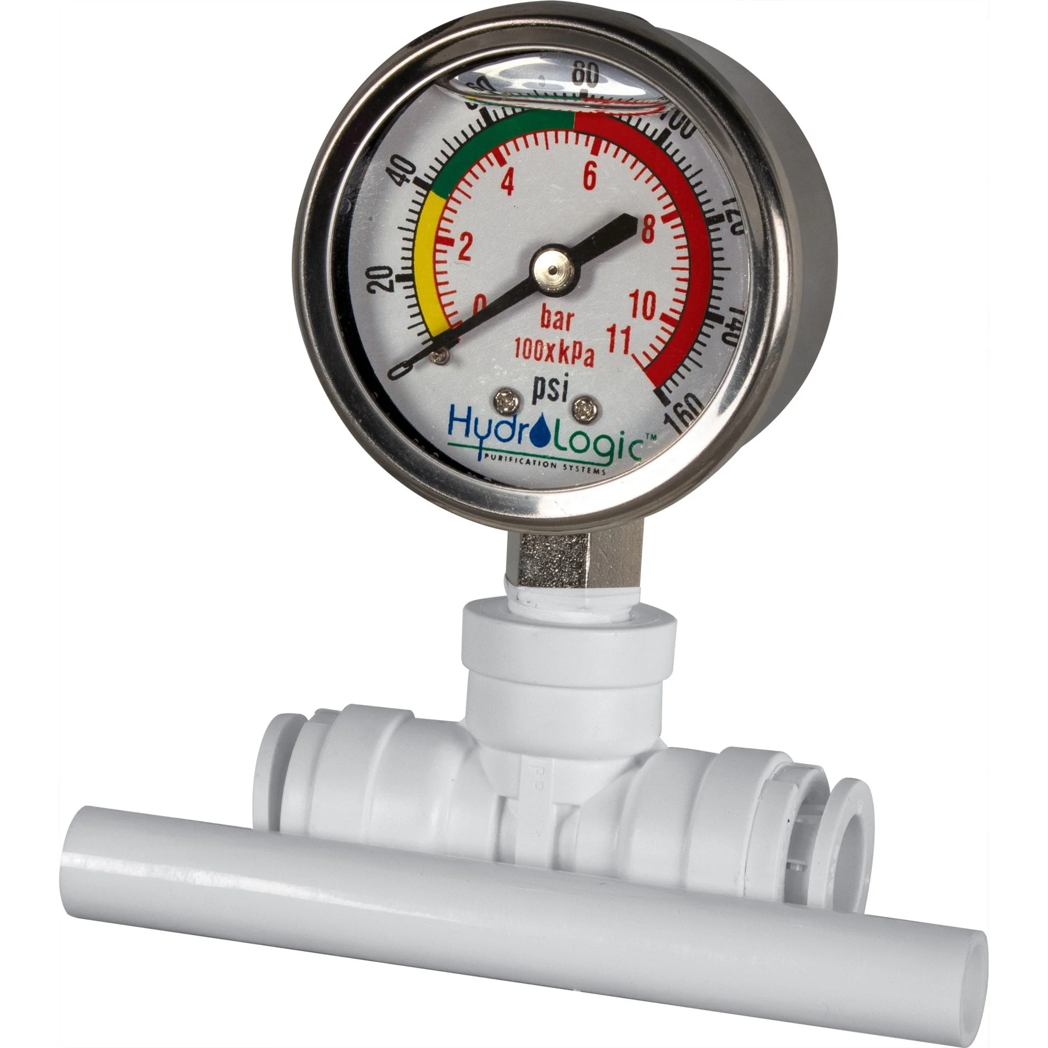 HydroLogic® Evolution-RO™ Quick Connect Liquid-Filled Pressure Gauge - Image 2
