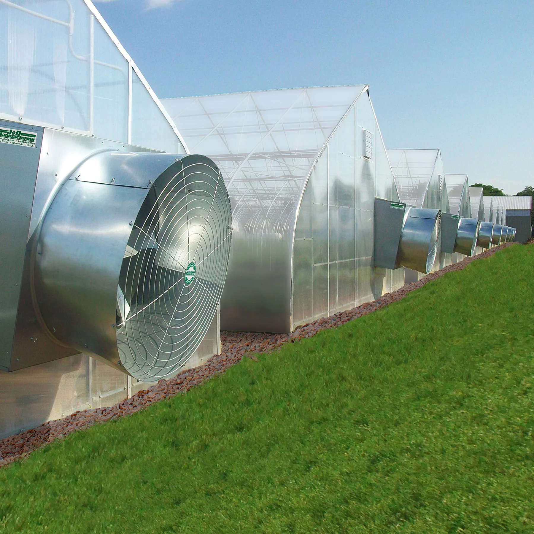 J&D Typhoon Exhaust Fan with Cone - Image 3