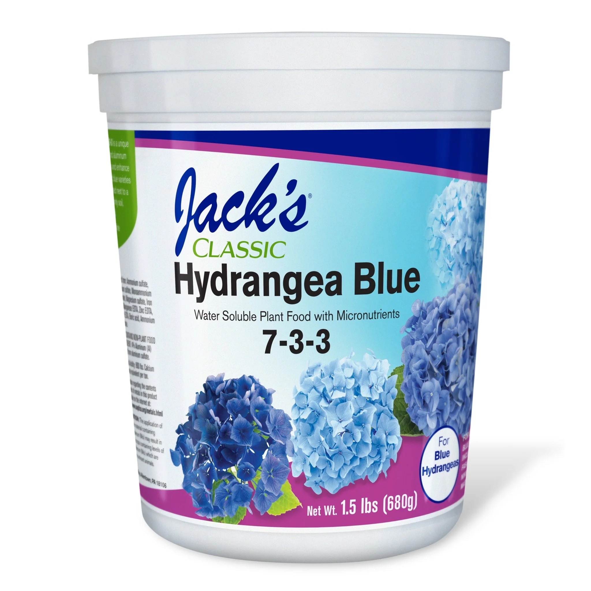 Jack's Classic Hydrangea Blue 7-3-3