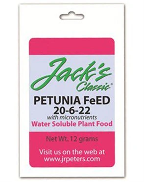 Jack's Classic® Petunia FeED 20-6-22 - Sample Pack of 350