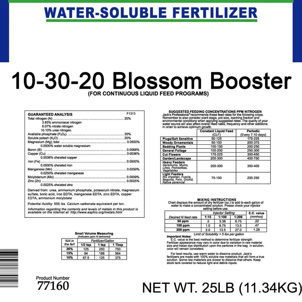 Jack’s Classic 10-30-20 Blossom Booster - Image 3