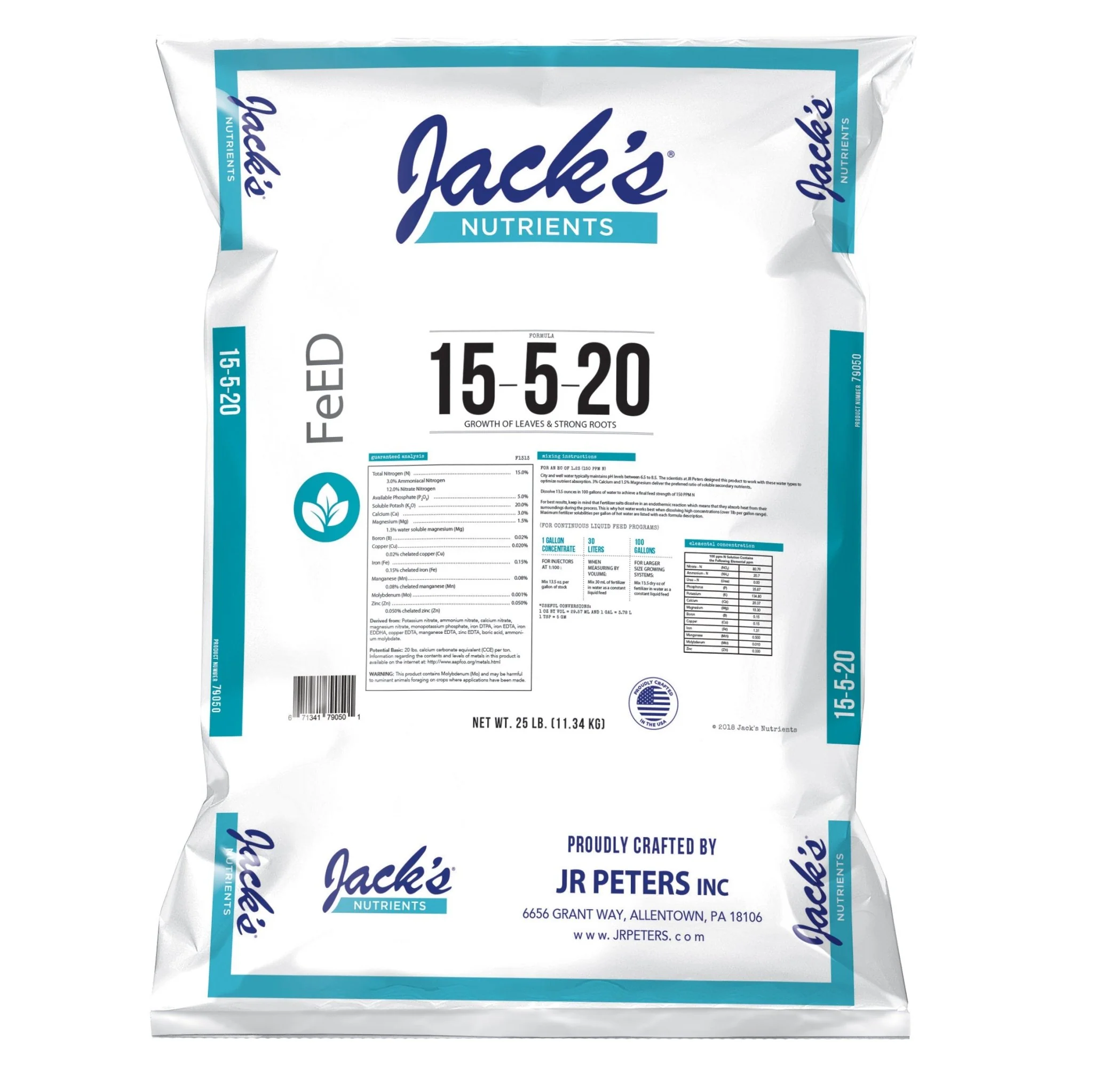 Jack's Nutrients 15-5-20 Tap Water Fertilizer - Image 4