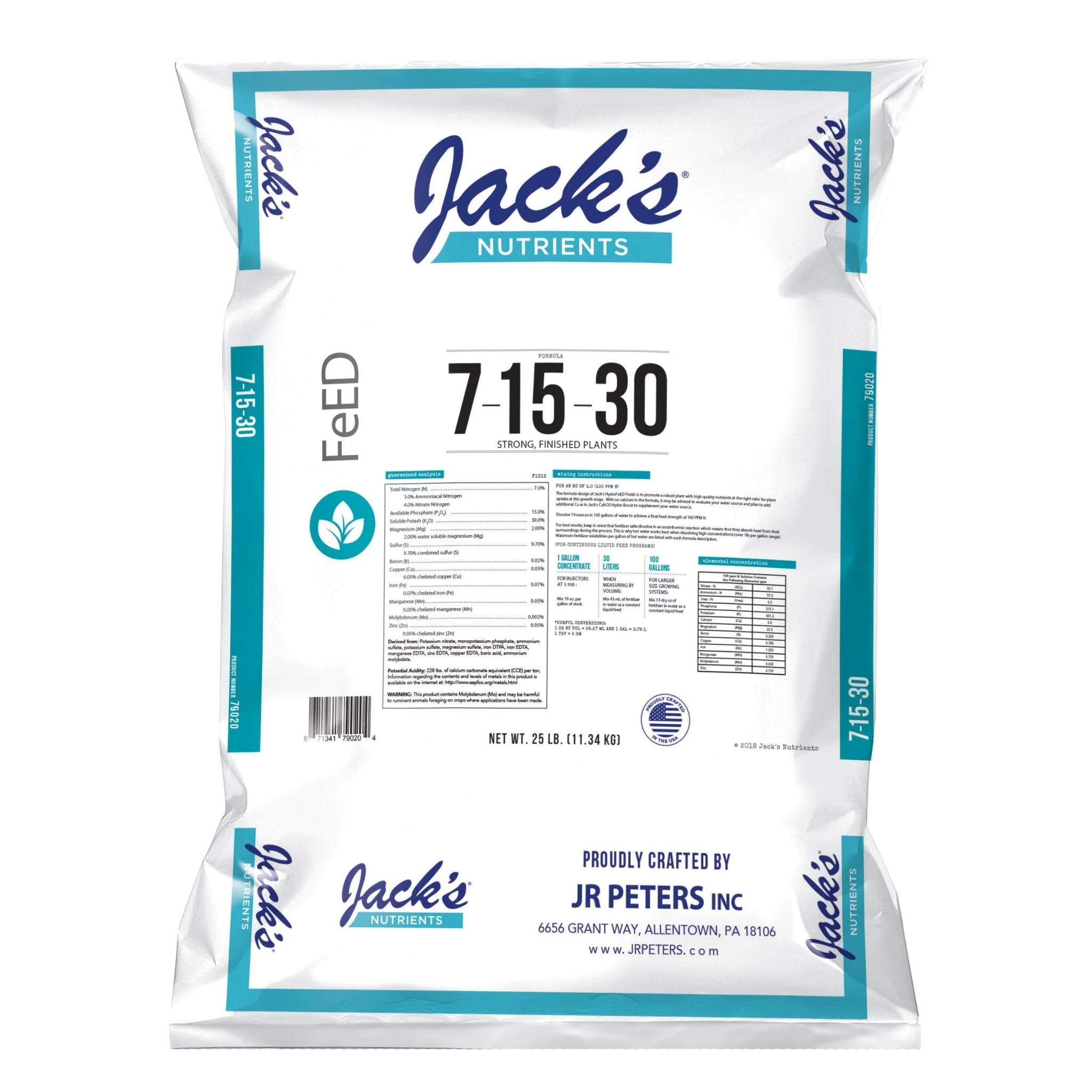 Jack's® Nutrients 7-15-30 Finish Fertilizer - Image 3