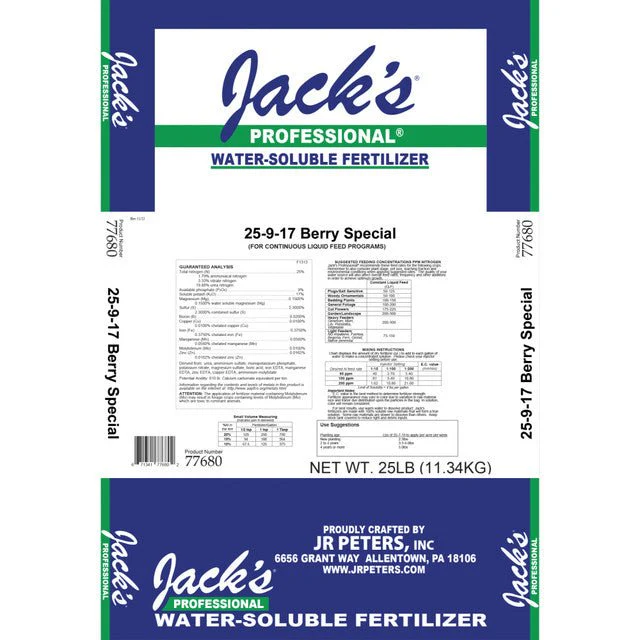 Jack's Professional 25-9-17 Berry Special