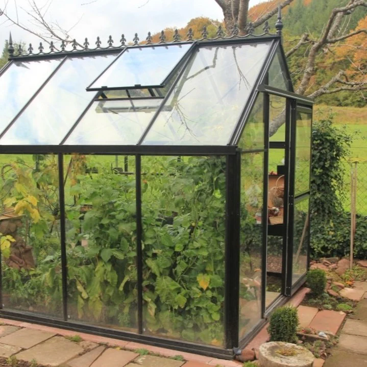 Junior Victorian Greenhouse Kit 7.9 x 12.6 ft. with 4mm Tempered Glass Panels and Aluminum Frame - Image 3