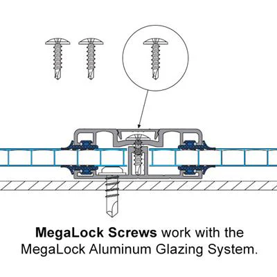 Mega Lock Screws - Pack of 100