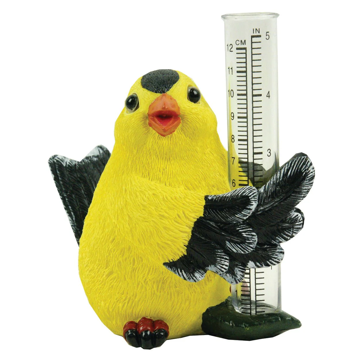Michael Carr Designs™ Resin Feathered Friends Statuary w/ Rain Gauge - Image 2