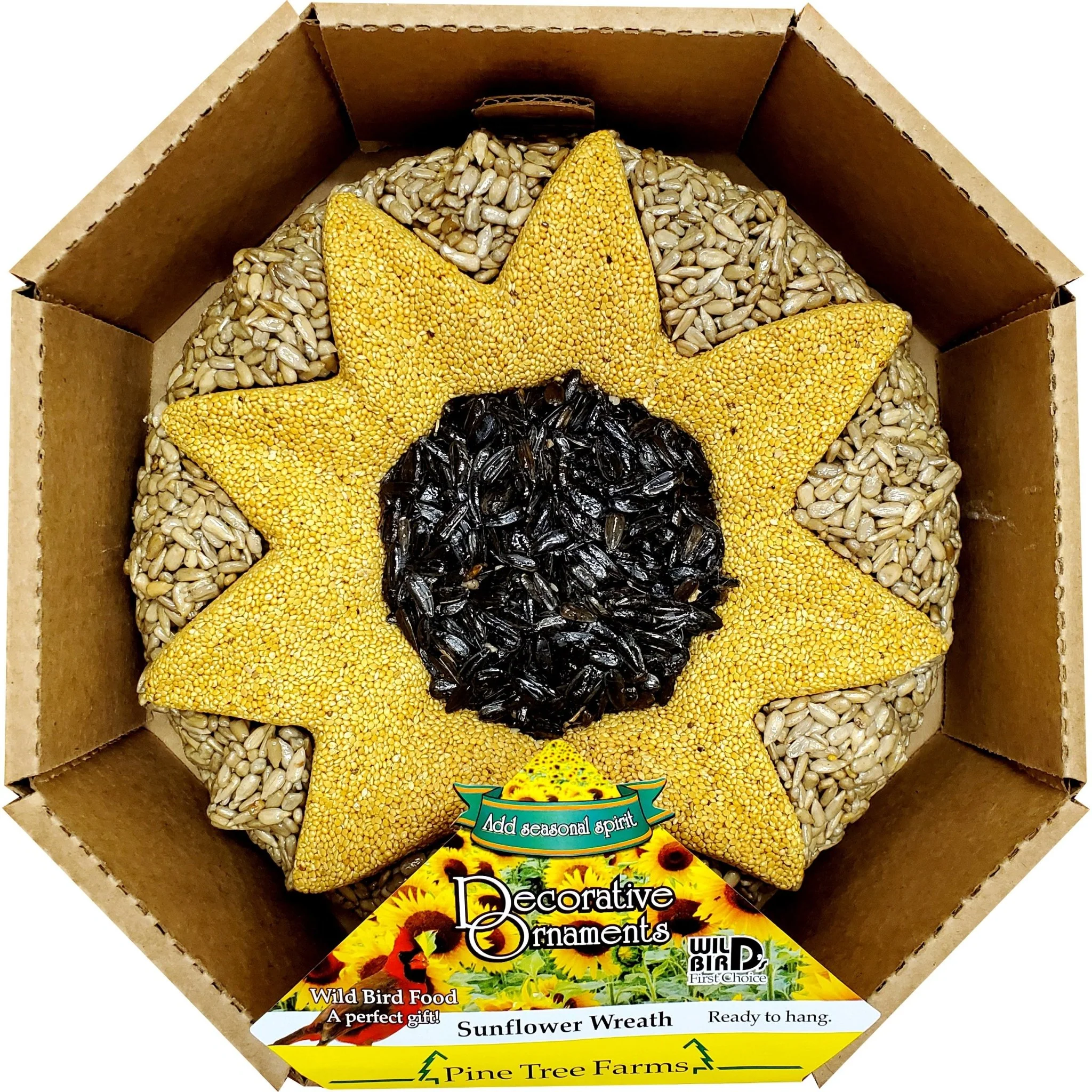 Pine Tree Farms® Sunflower Shaped Seed Wreath