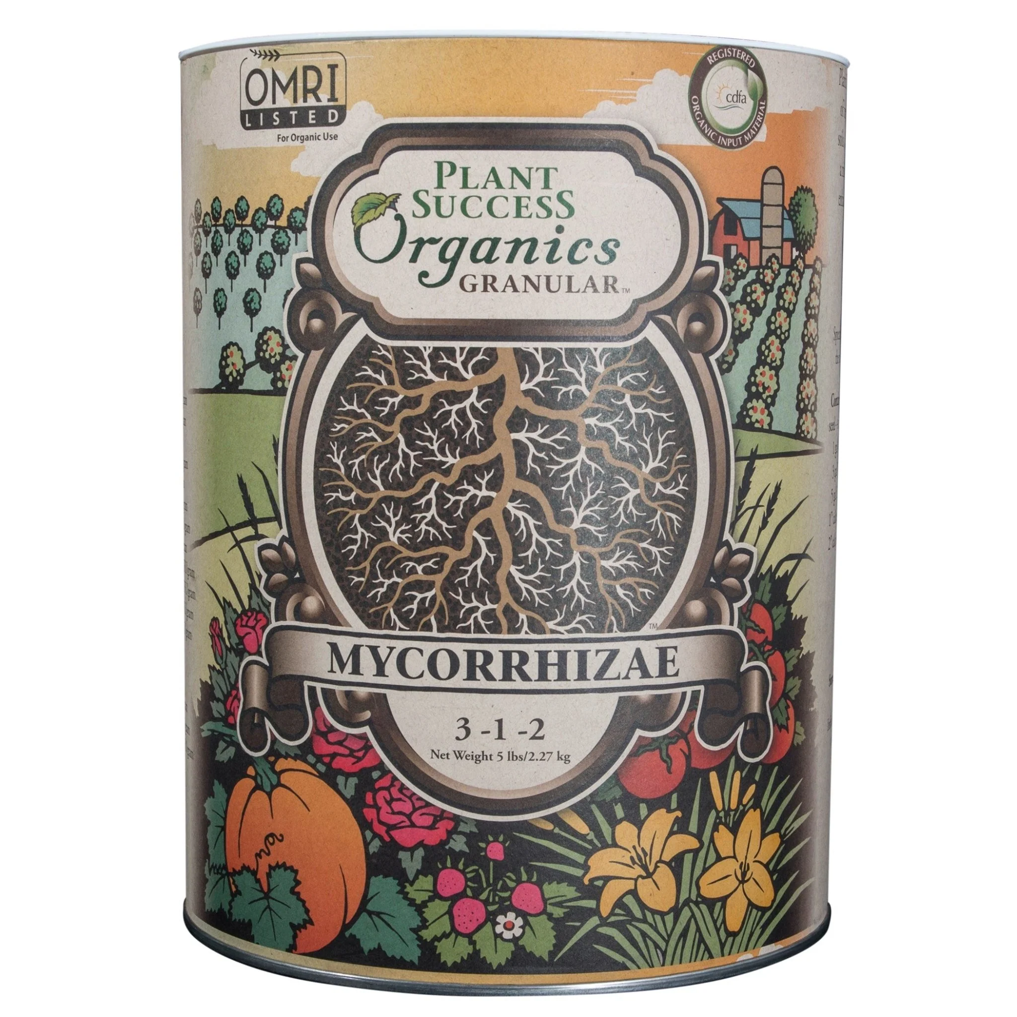 Plant Success Organics Granular™ Mycorrhizae with Bacteria 3-1-2 - Image 2