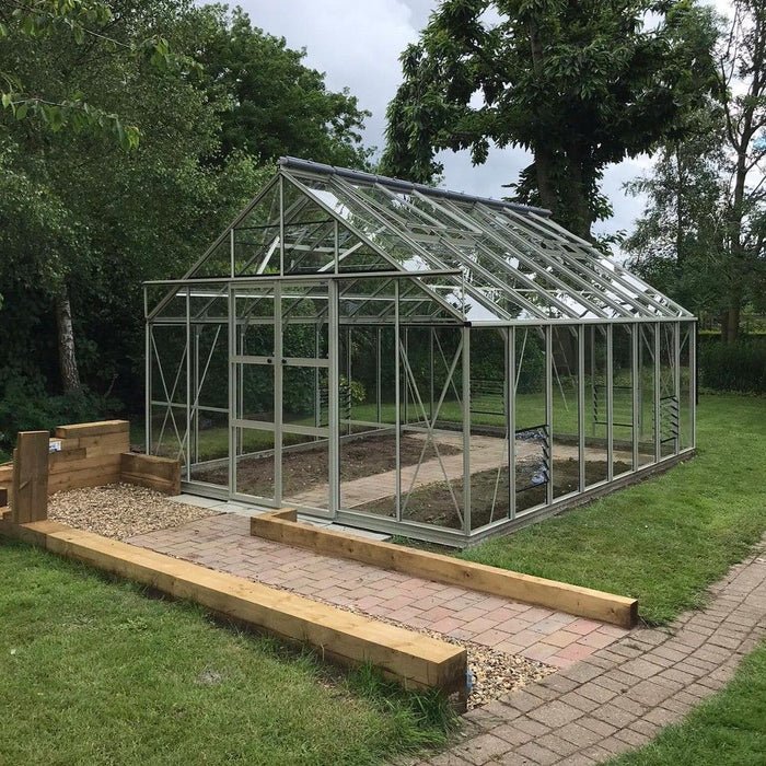 Rhino Premium Greenhouse Kit 12 x 16 ft. with 4mm Toughened Safety Glass and Aluminum Frame - Image 3