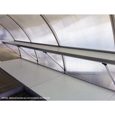 Riga Greenhouse Kit 7.8 ft. Wide with Twinwall Polycarbonate Panels and Aluminum Frame - Image 9