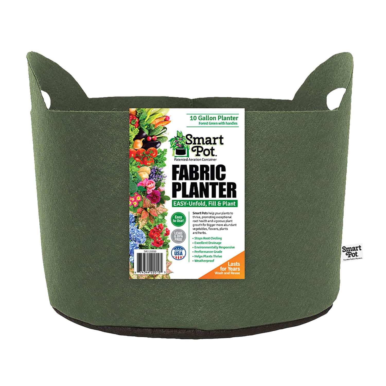 Smart Pot® Forest Green Fabric Planters - 3 to 20 Gallon