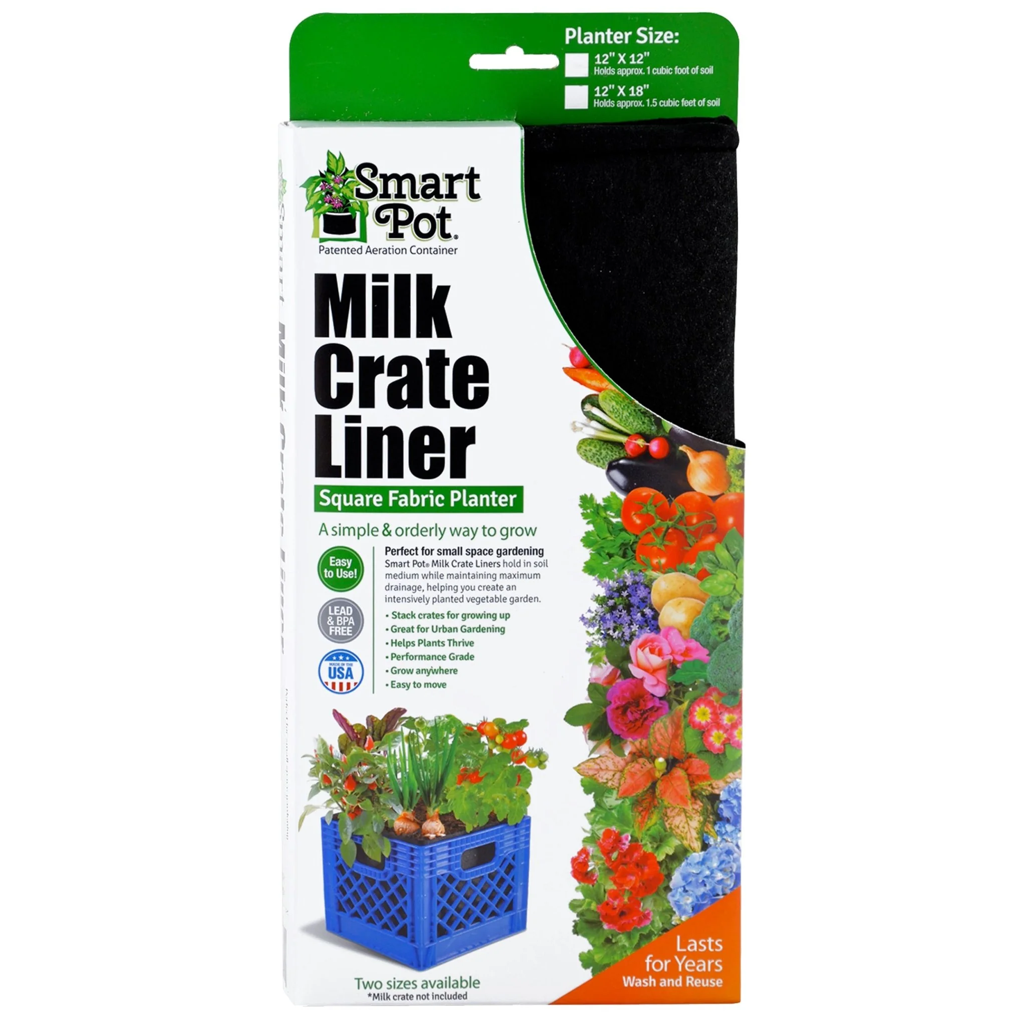 Smart Pot® 12 in. Milk Crate Liner - Image 2