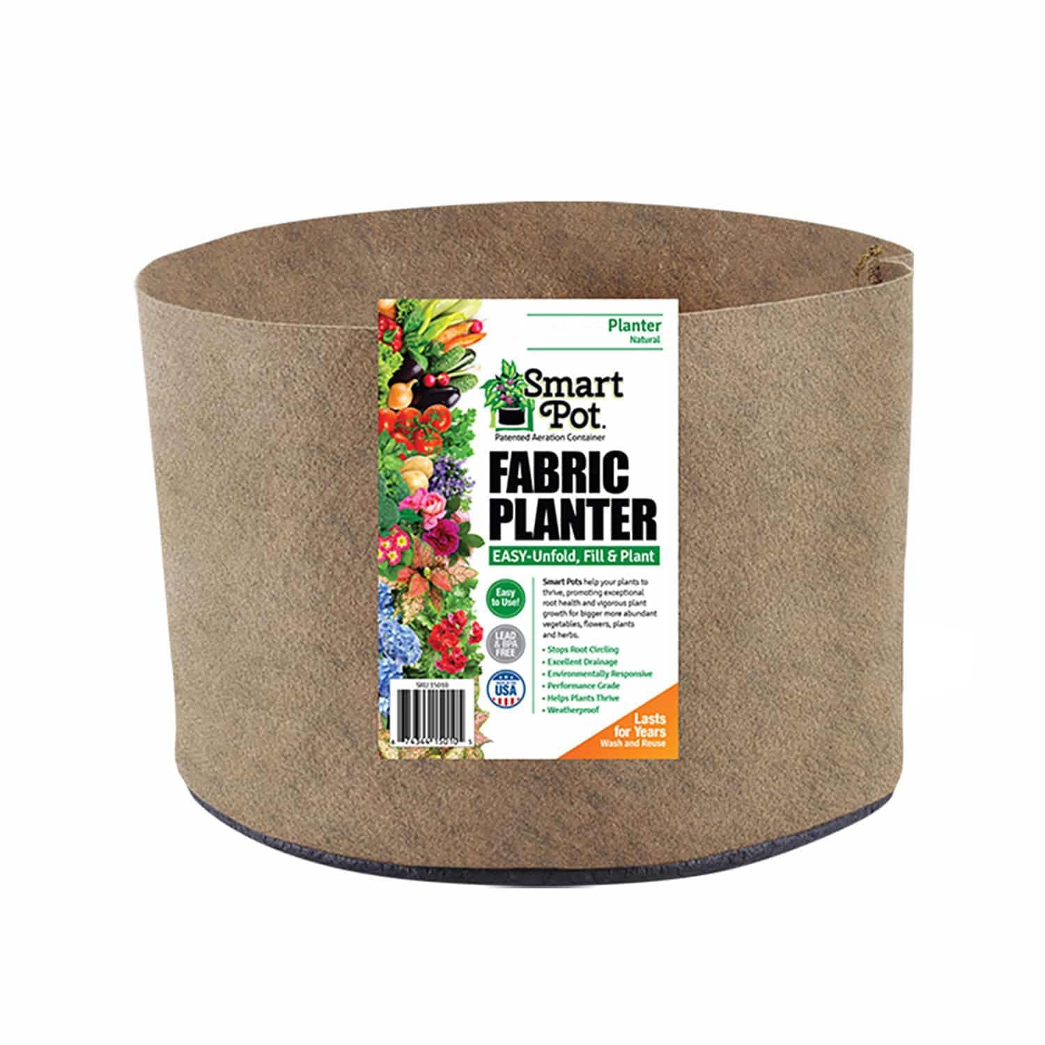 Smart Pot® Natural Fabric Planters - 2 to 1000 Gallon - Image 2