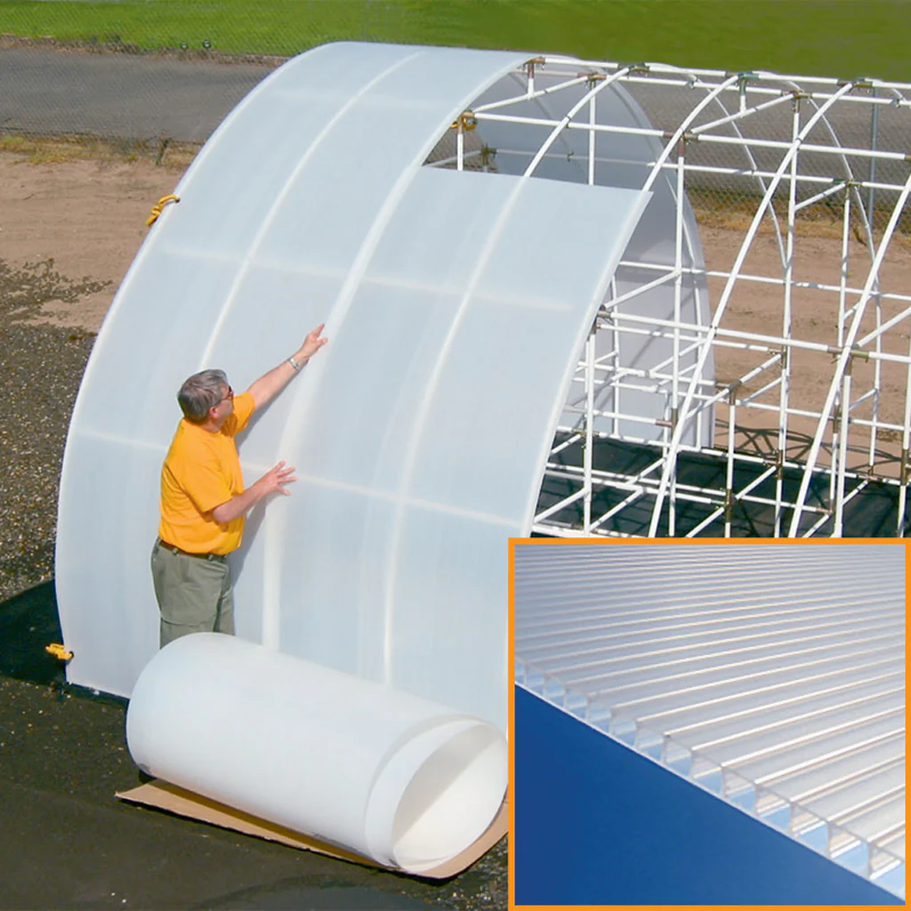 Solexx PRO 5mm Twinwall Plastic Panels - Bulk Roll - 63 in. x 300 ft.