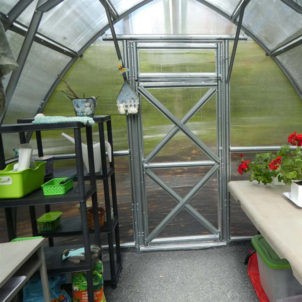 Sungrow Compact DIY Greenhouse Kit 10 x 6.5 ft. with 6 mm Twinwall Polycarbonate Panels and Galvanized Steel Frame - Image 4