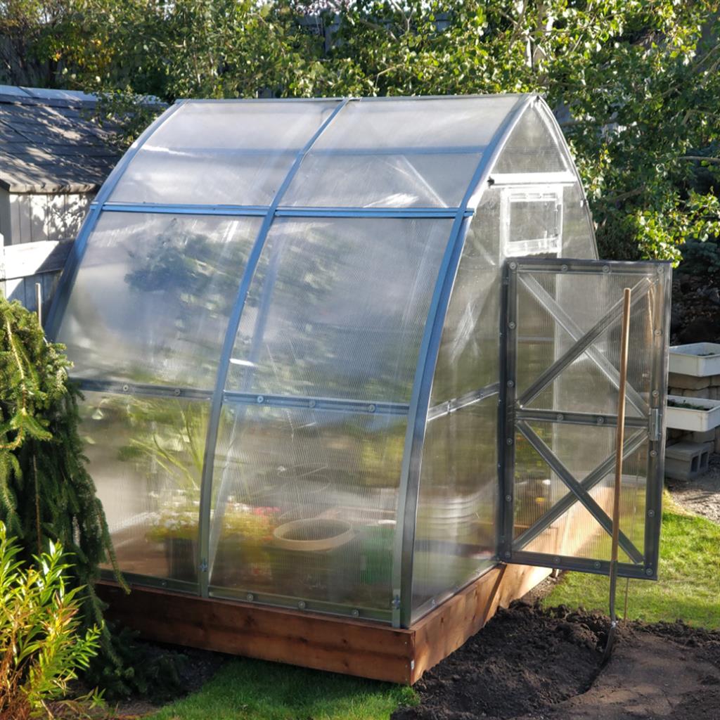 Sungrow Compact DIY Greenhouse Kit 10 x 6.5 ft. with 6 mm Twinwall Polycarbonate Panels and Galvanized Steel Frame - Image 6