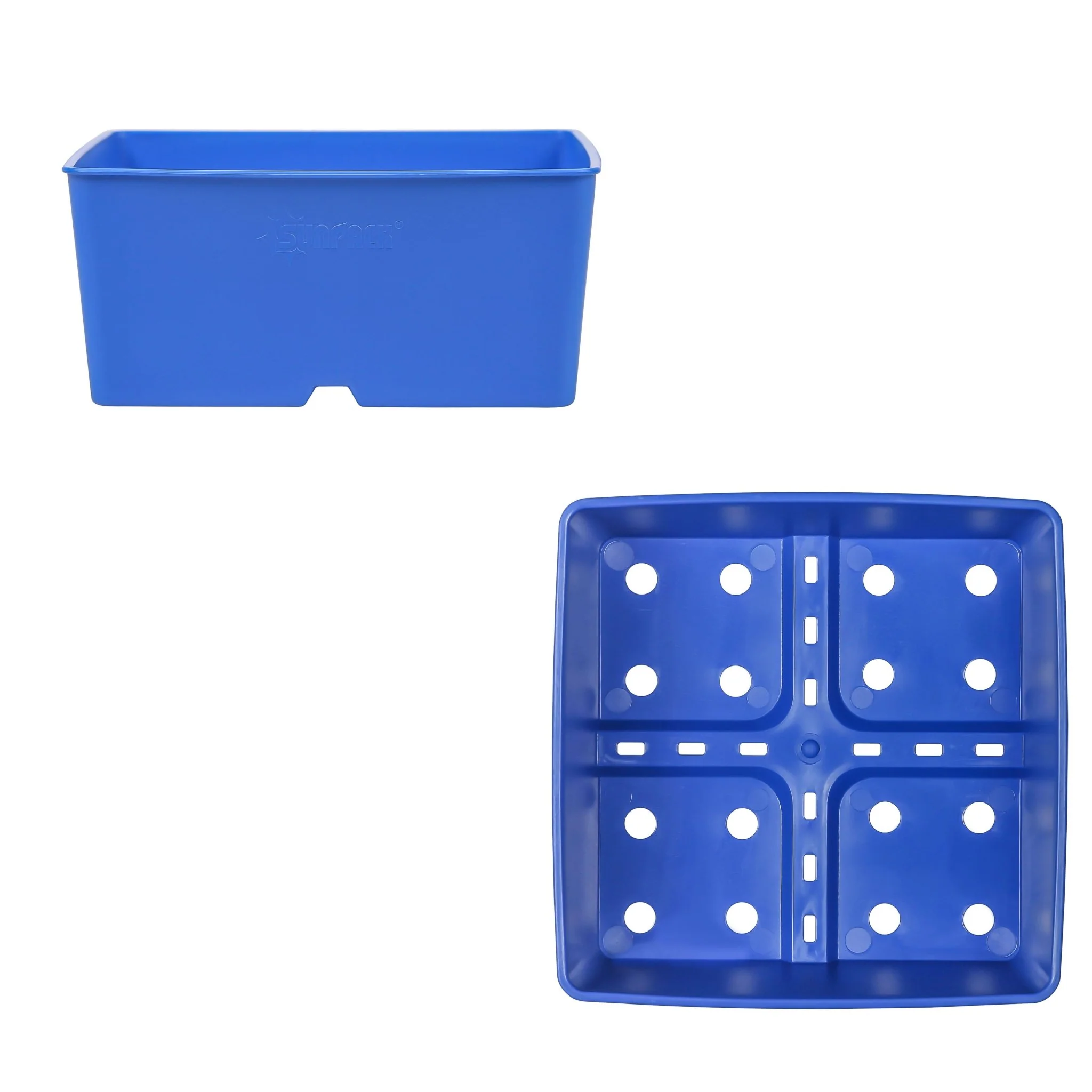SUNPACK® Heavy Duty 5" Shallow Square Pot - Image 2