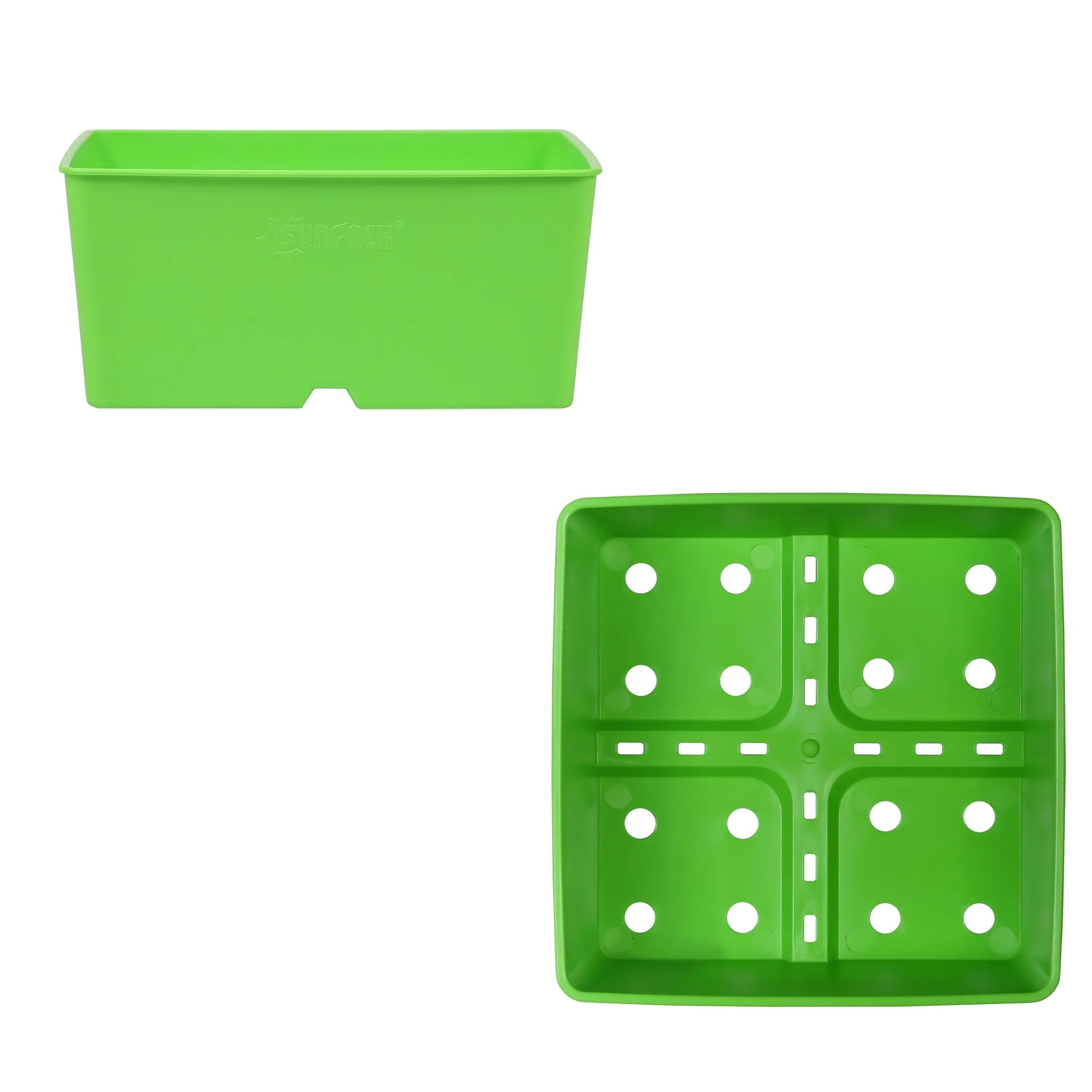SUNPACK® Heavy Duty 5" Shallow Square Pot - Image 3