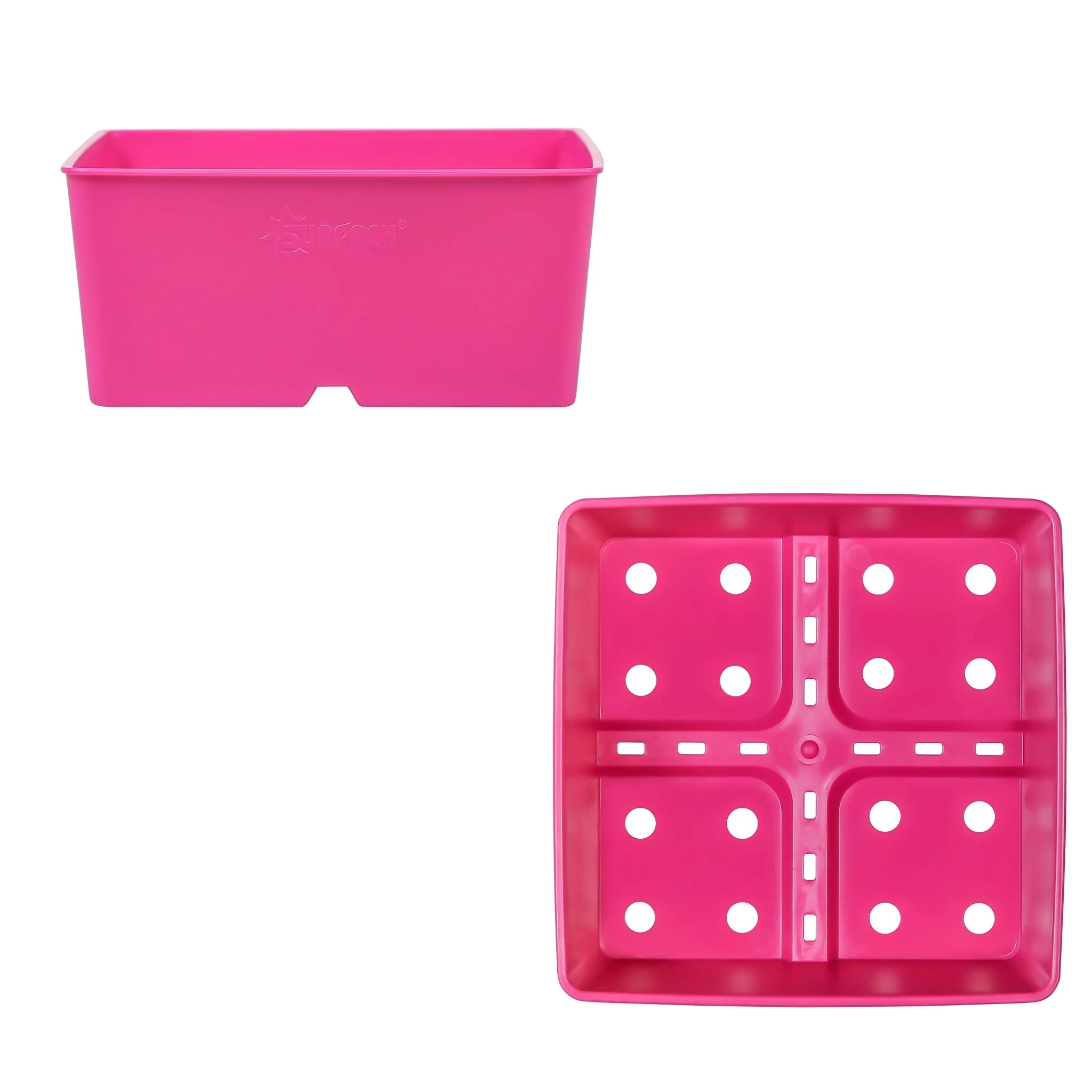 SUNPACK® Heavy Duty 5" Shallow Square Pot - Image 5