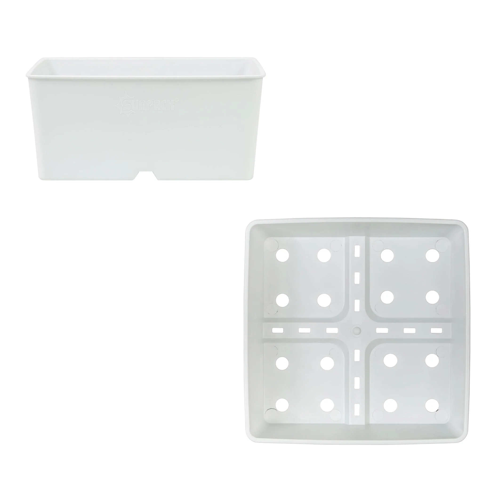 SUNPACK® Heavy Duty 5" Shallow Square Pot - Image 7