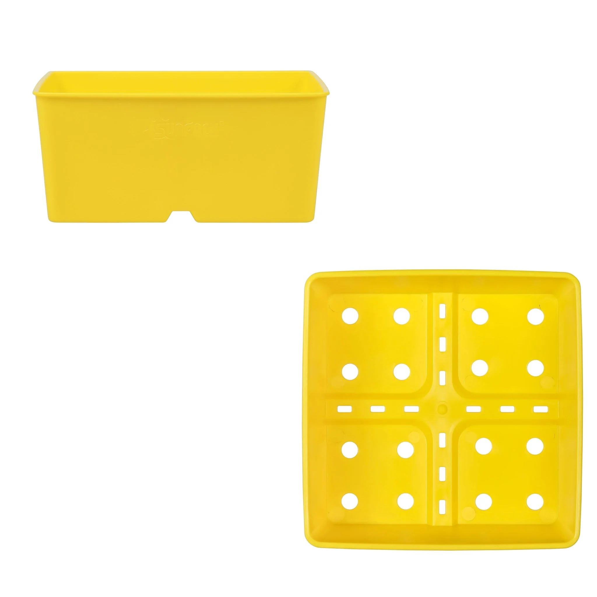 SUNPACK® Heavy Duty 5" Shallow Square Pot - Image 8