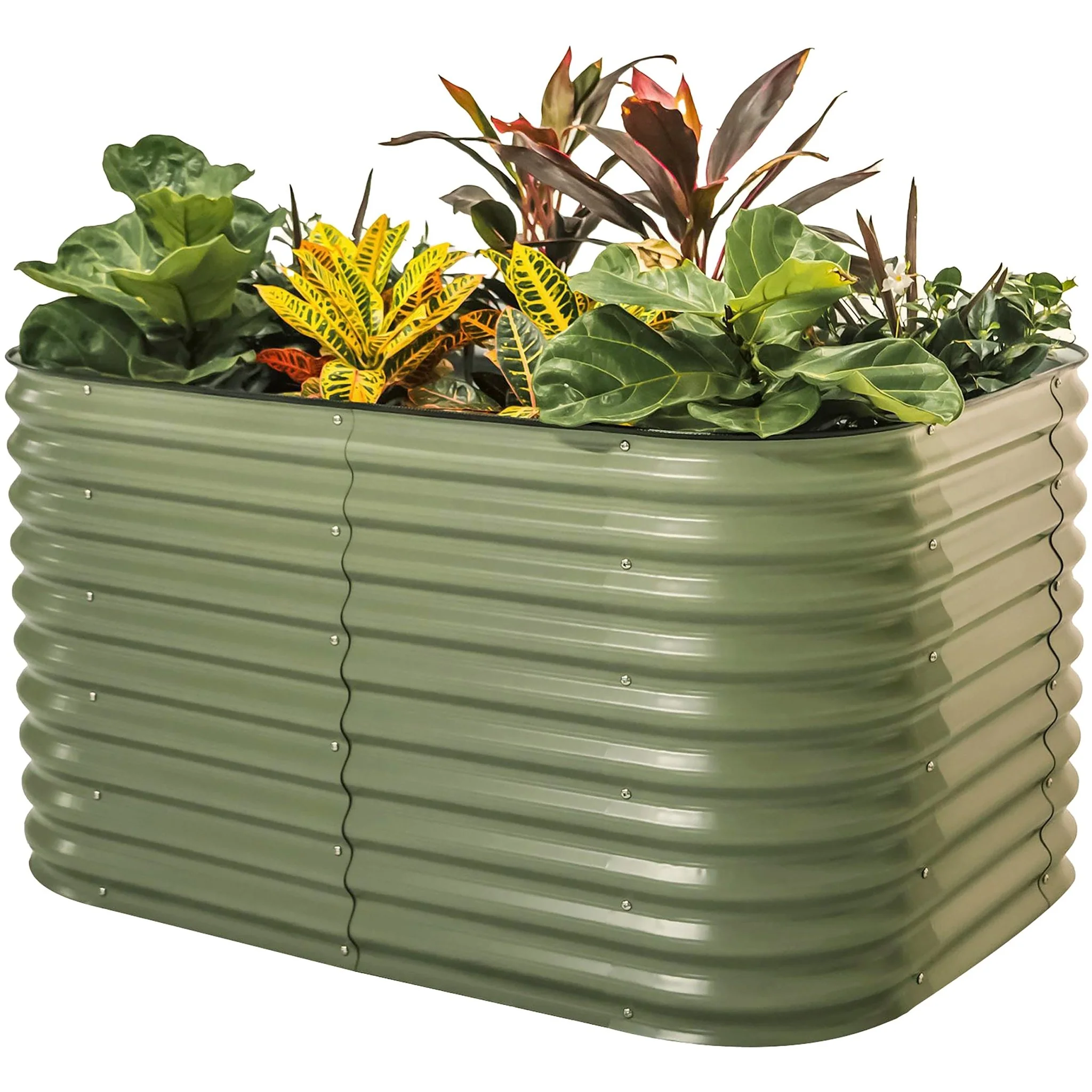Vego Garden® 32" Extra Tall Classic 9 In 1 Modular Metal Raised Garden Bed Kit
