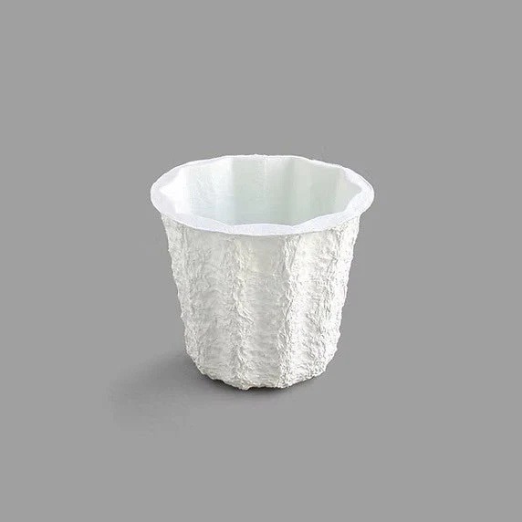 Western Pulp White Mache Floral Containers - Jardiniers - Image 2