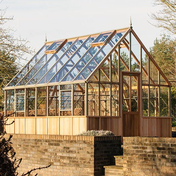 Westminster Cedar Greenhouse Kit, 10 ft. Wide with 3mm Safety Glass and Cedar Wood Frame - Image 4
