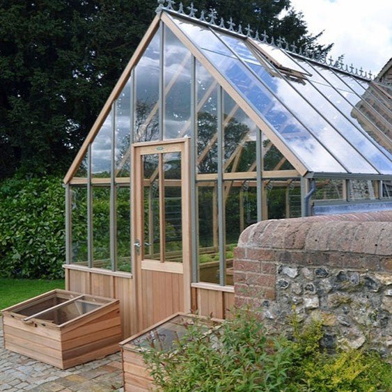 Westminster Cedar Greenhouse Kit, 10 ft. Wide with 3mm Safety Glass and Cedar Wood Frame - Image 5