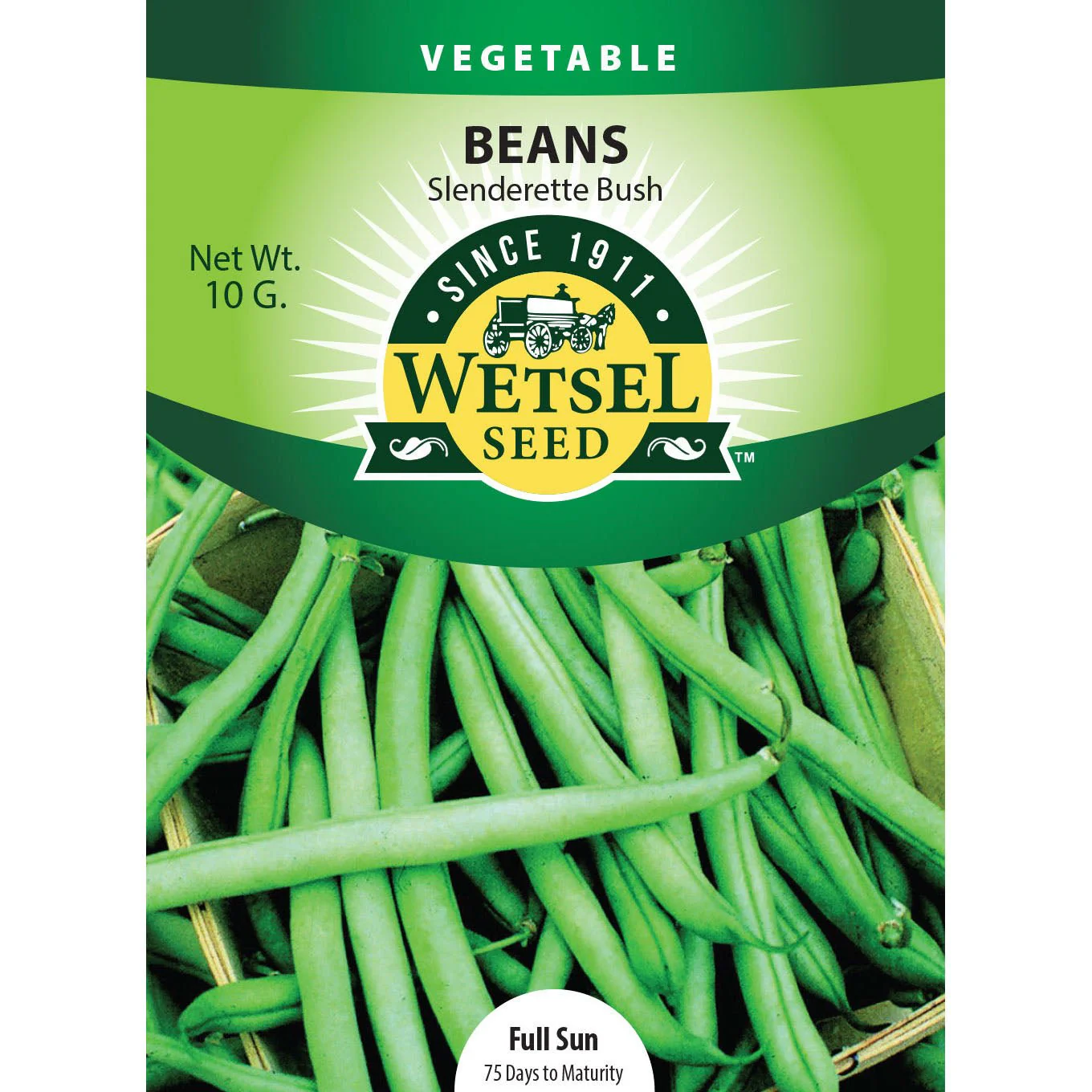 Wetsel Seed™ Slenderette Bush Bean Seed